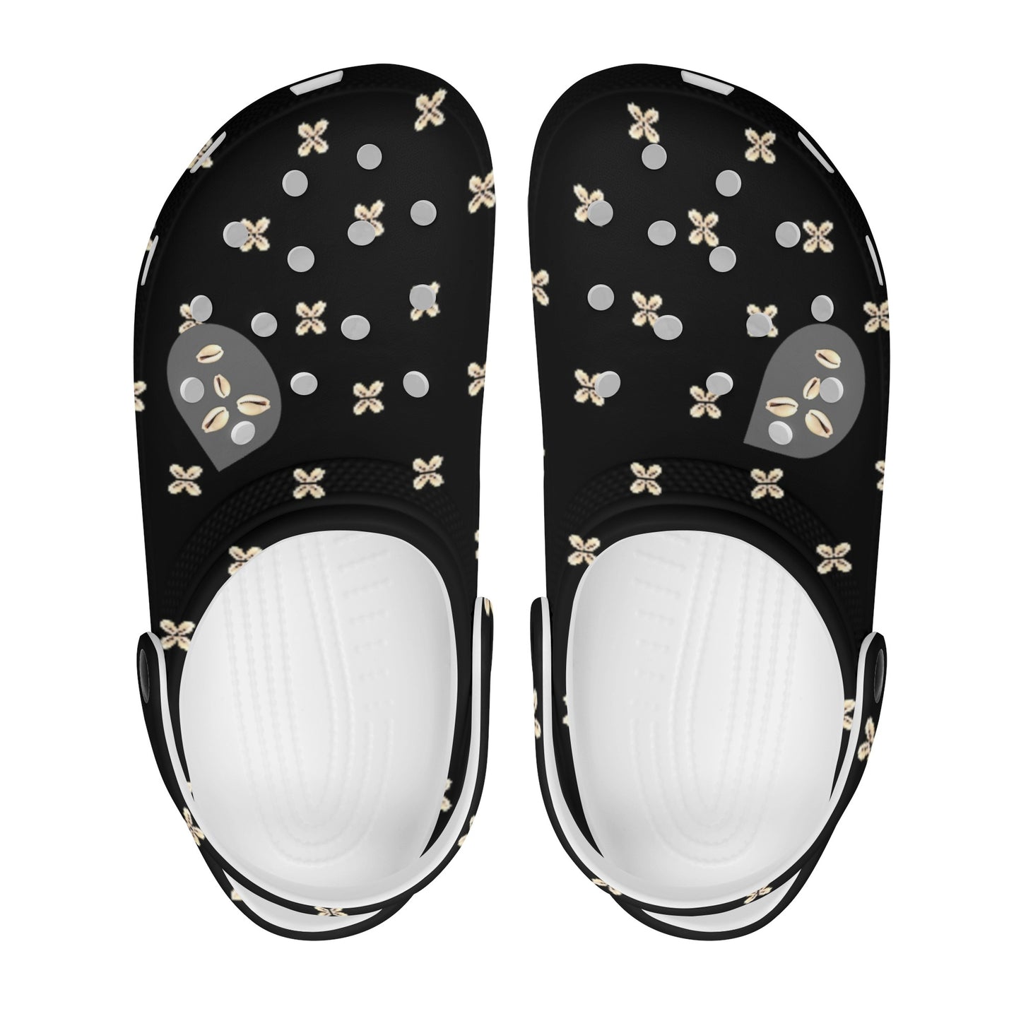 Exu @ Xroads Men's Black Clogs