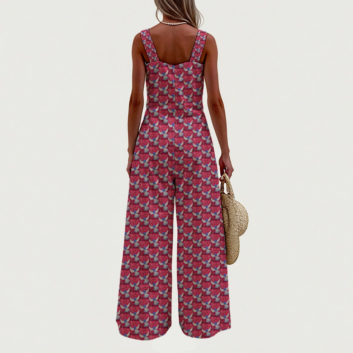 201 Birds, Too! Wide-Leg Jumpsuit