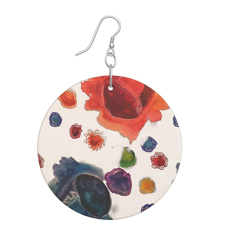 Ibejis Bring Joy Wooden Earrings