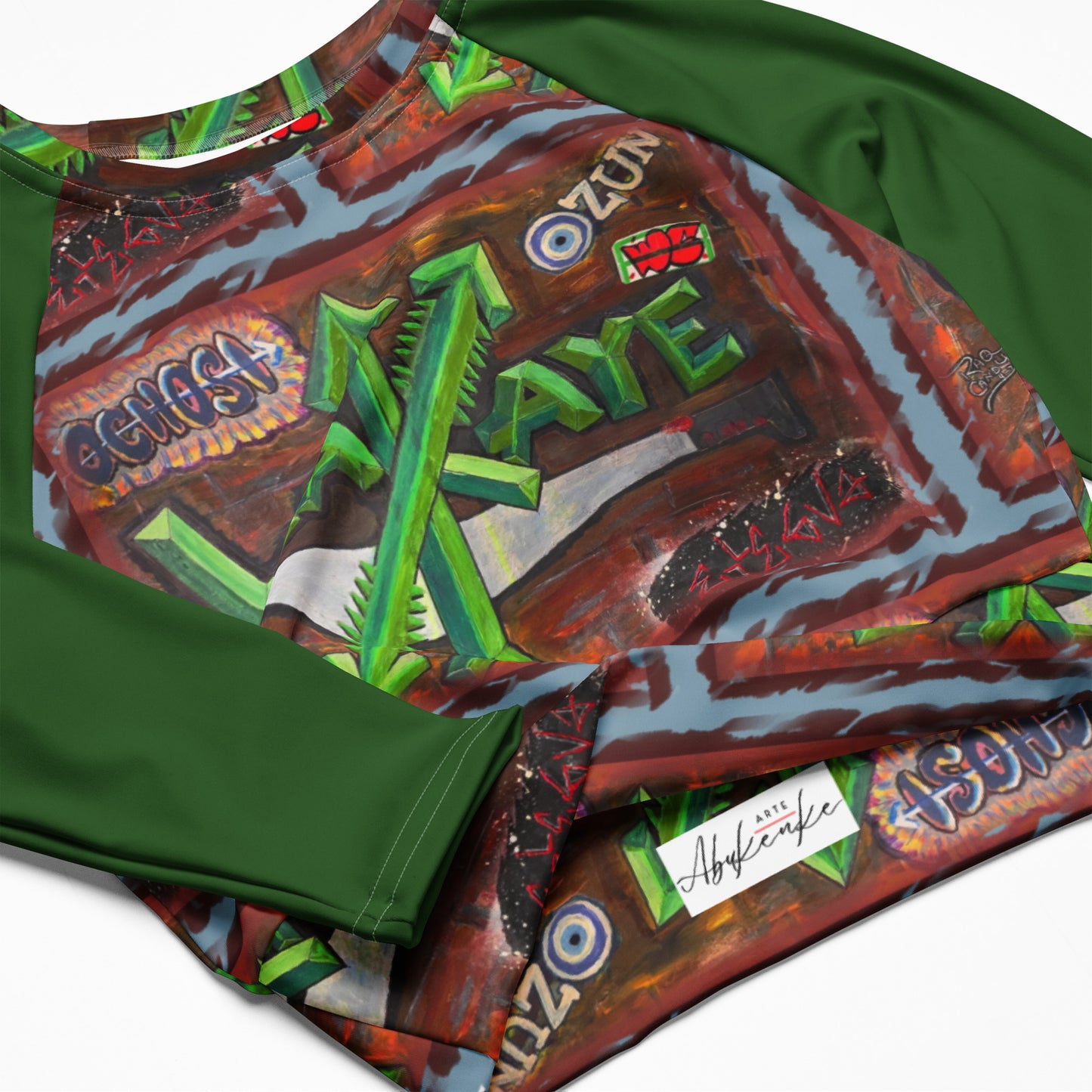 Warrior Crew (WC) Long-Sleeve Crop Top