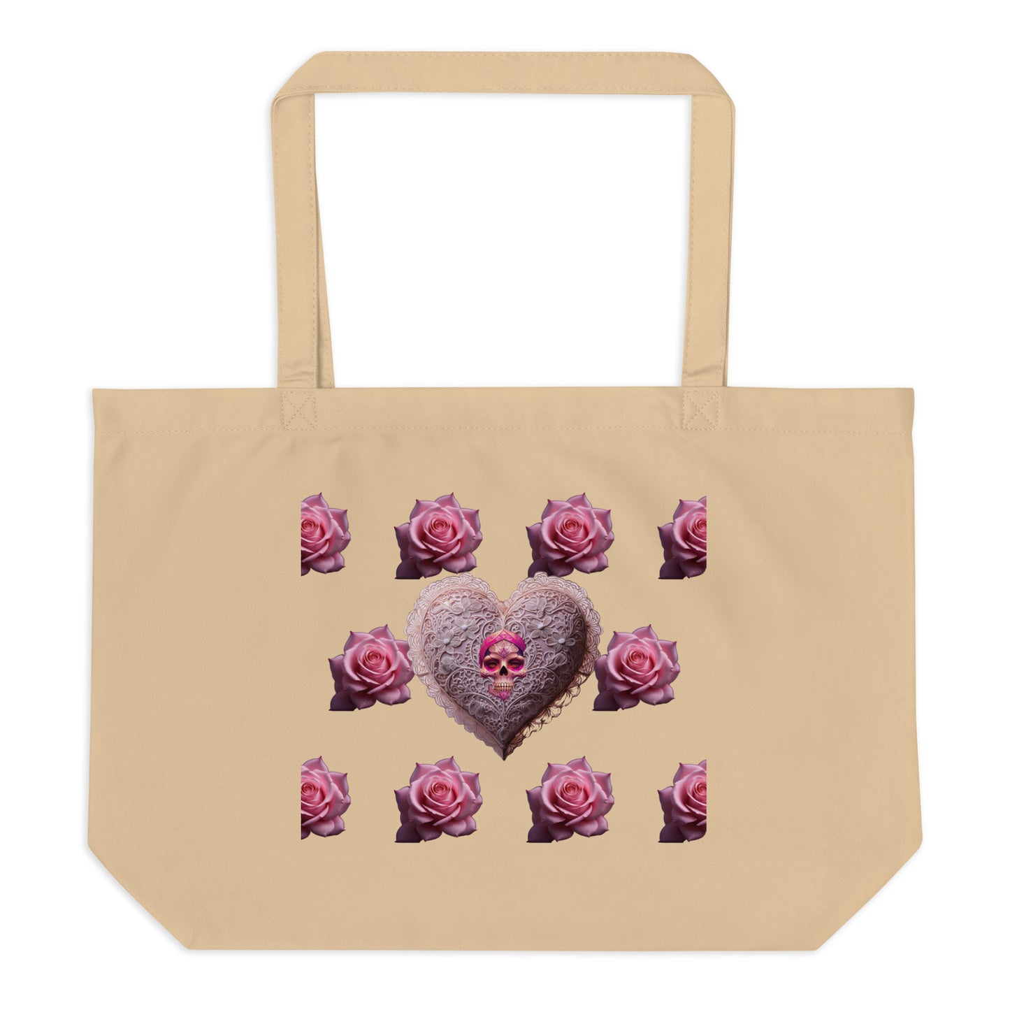Yewa -Broken Promise Large Cotton Tote Bag