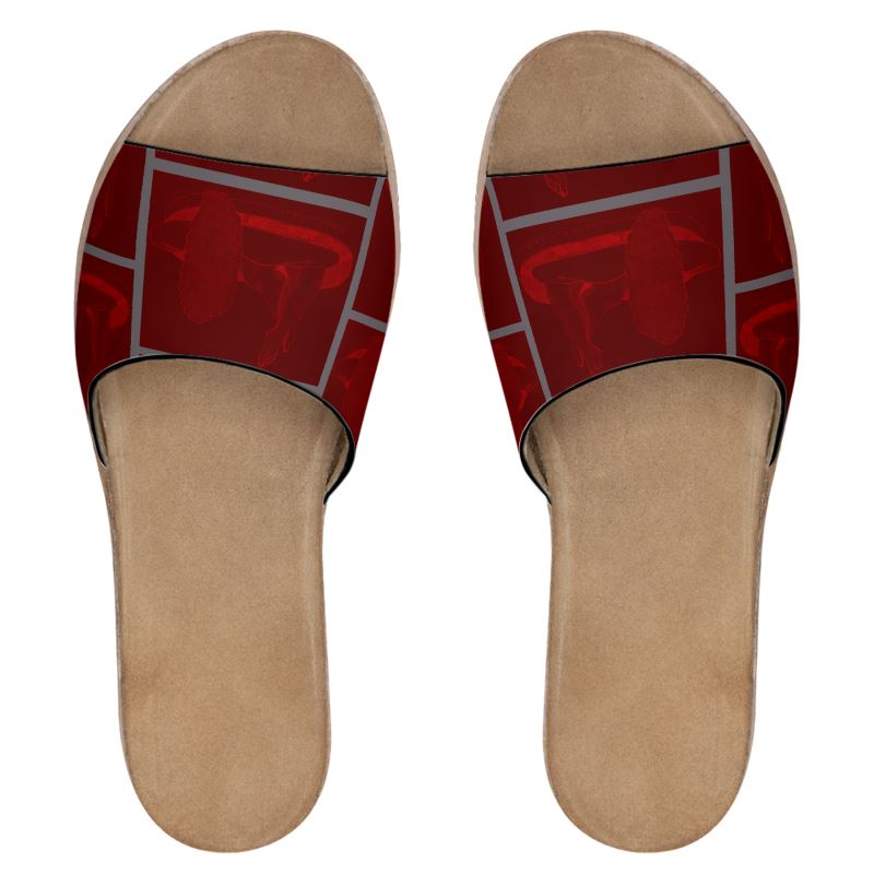 Sliders Lucky Meriye (rojo oscuro)