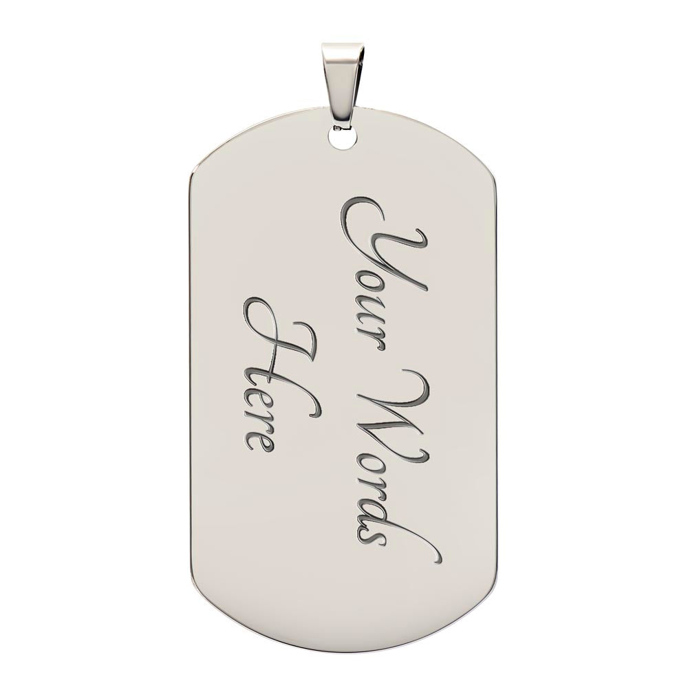 Ogun Speaks Dog Tag