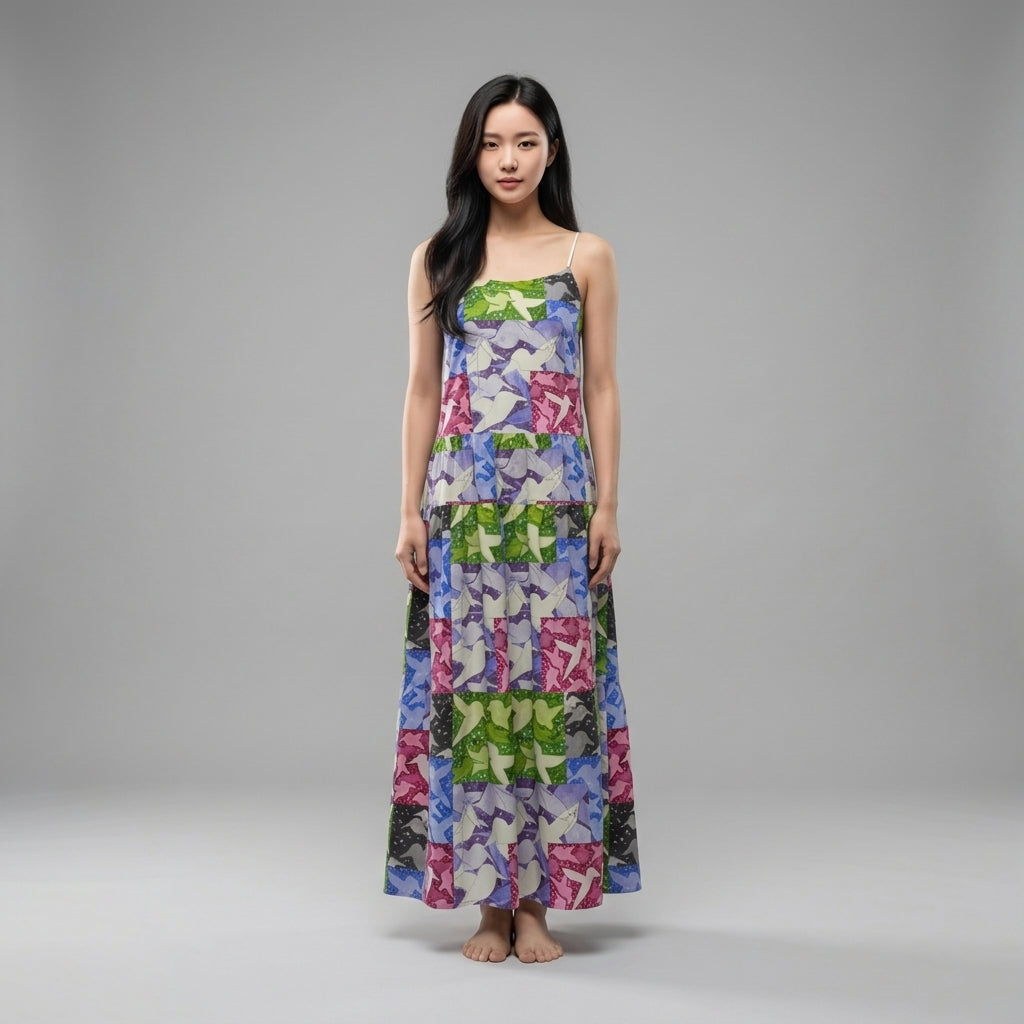 201 Birds Maxi Dress