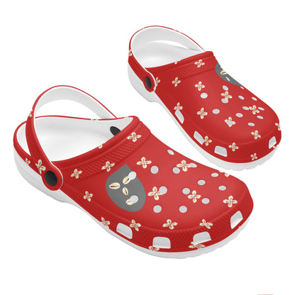 Exu @ Xroads Men's Red Clogs