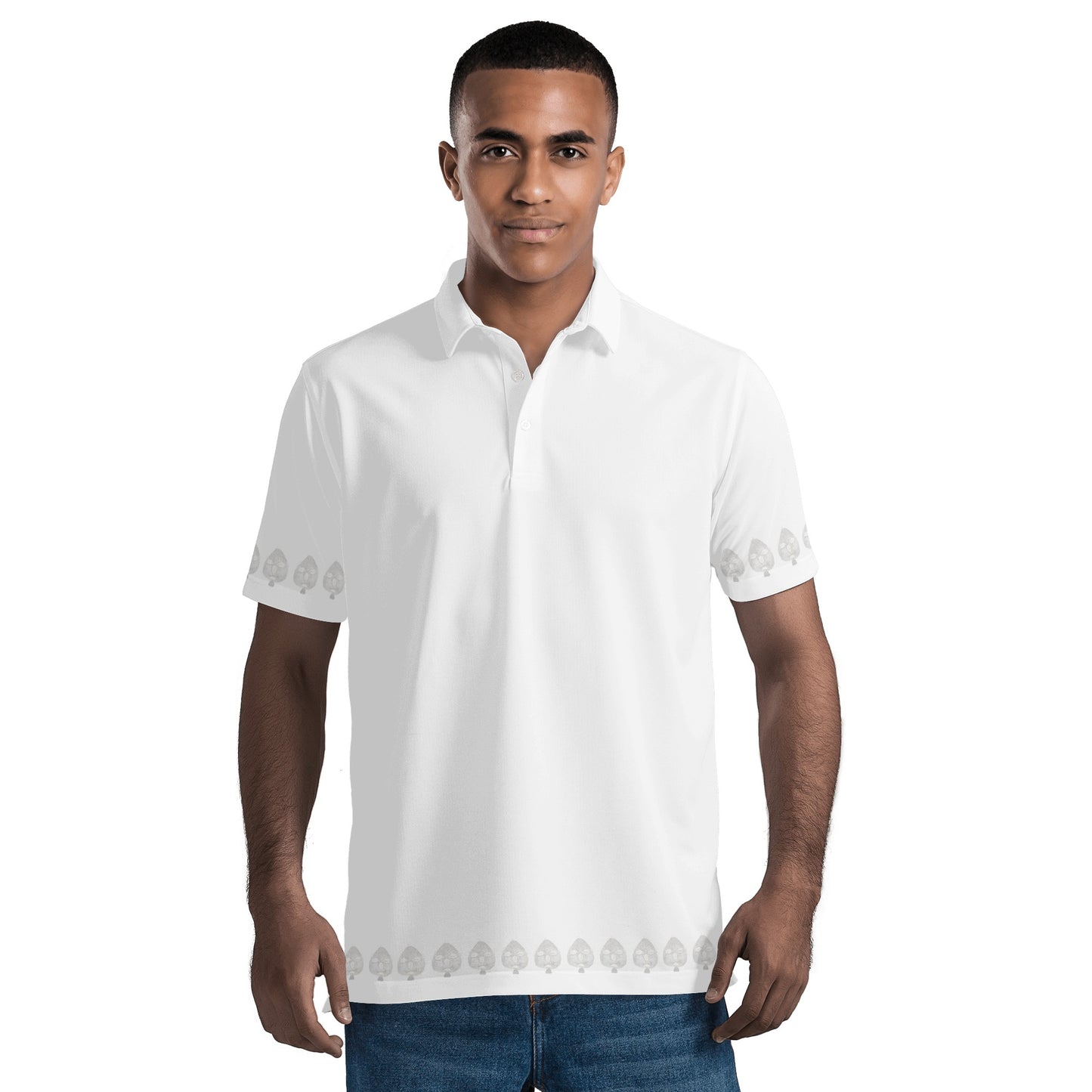 Iyawo A Year in White Mens Polo Shirt