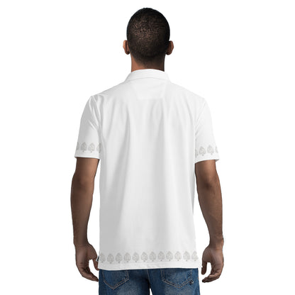 Iyawo A Year in White Mens Polo Shirt