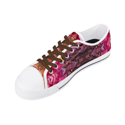 Oturupon Womens Low Top Canvas Sneakers