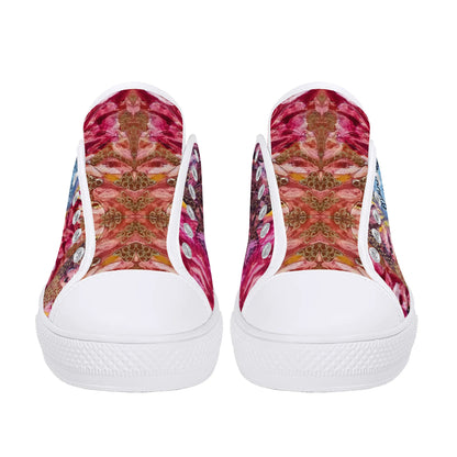 Oturupon Womens Low Top Canvas Sneakers