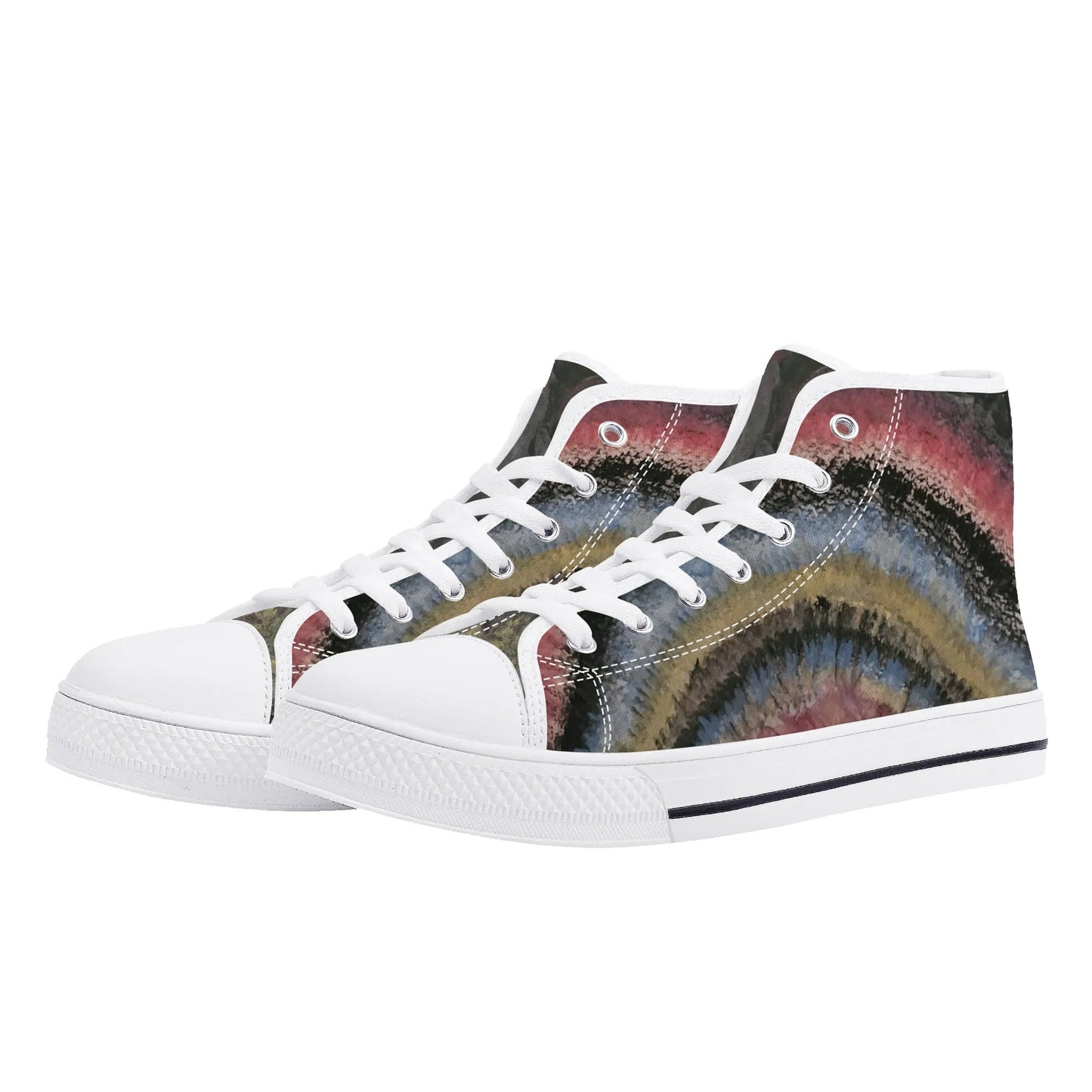 Ogun Speaks Womens High Top Canvas Sneaker