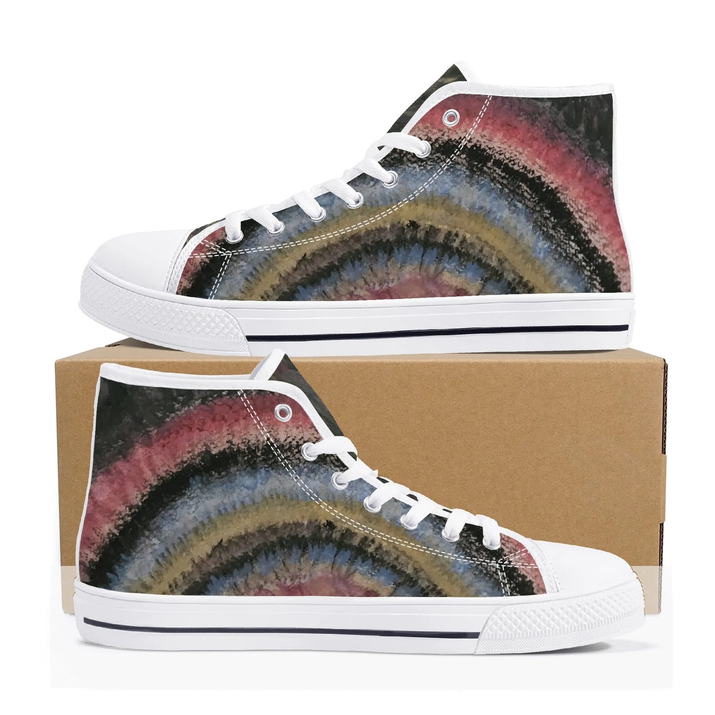 Ogun Speaks Womens High Top Canvas Sneaker