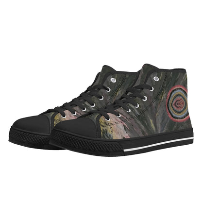 Ogun Speaks Womens High Top Canvas Sneakers