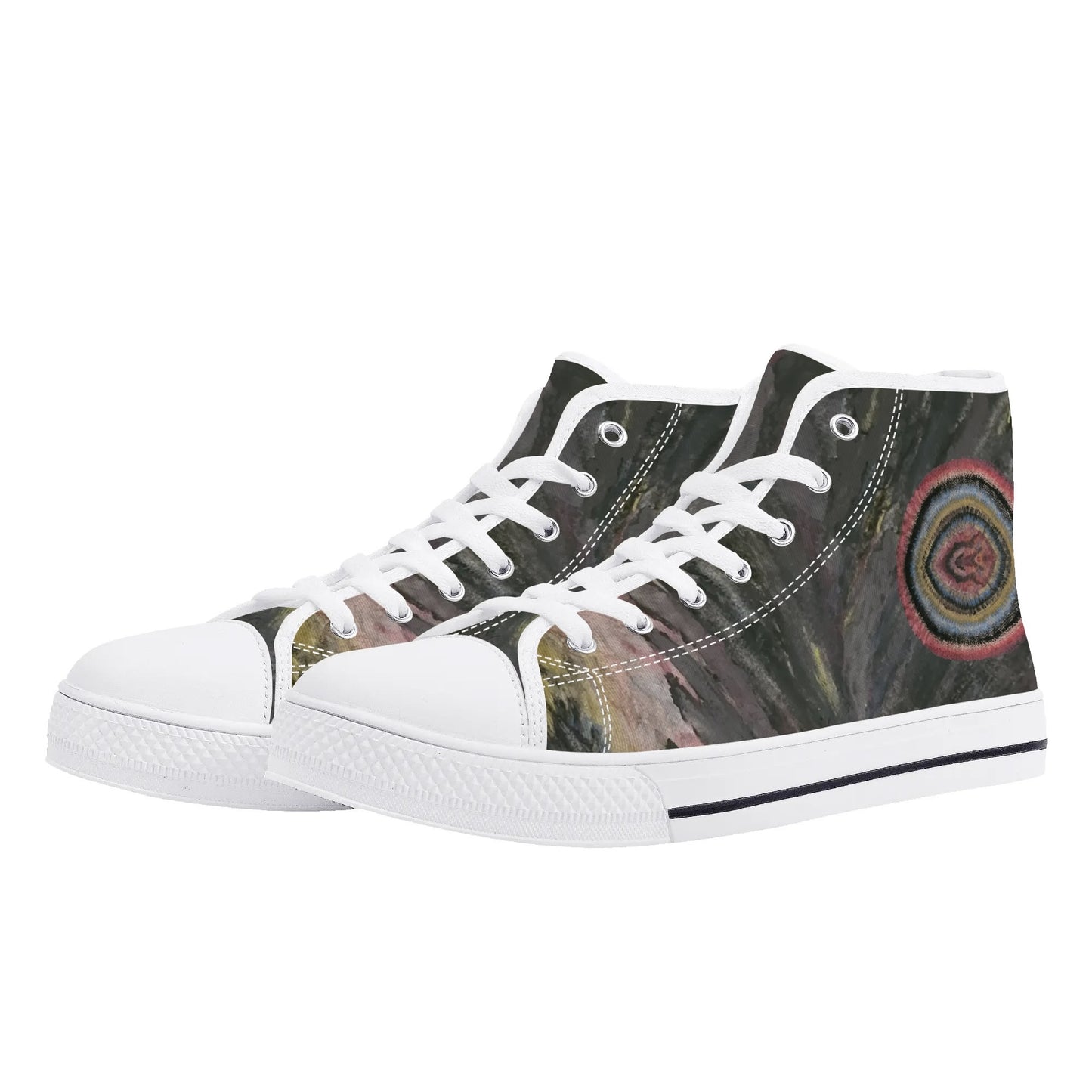 Ogun Speaks Womens High Top Canvas Sneakers