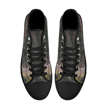 Ogun Speaks Womens High Top Canvas Sneakers