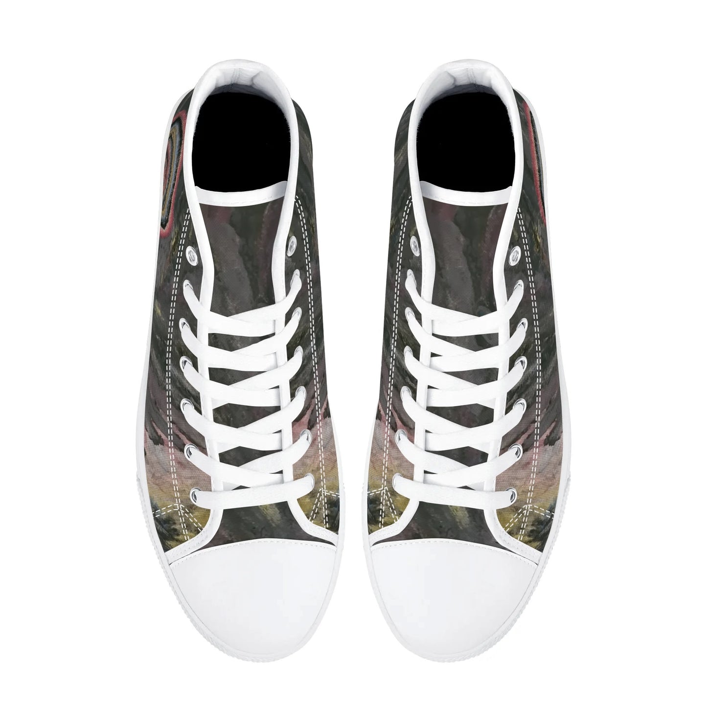 Ogun Speaks Womens High Top Canvas Sneakers