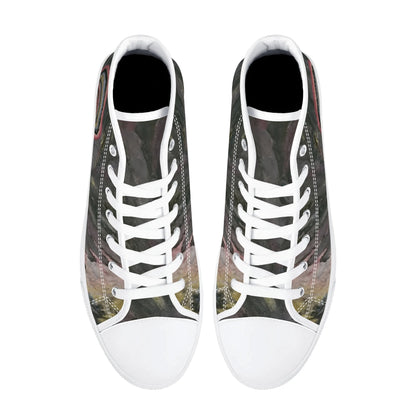 Ogun Speaks Womens High Top Canvas Sneakers