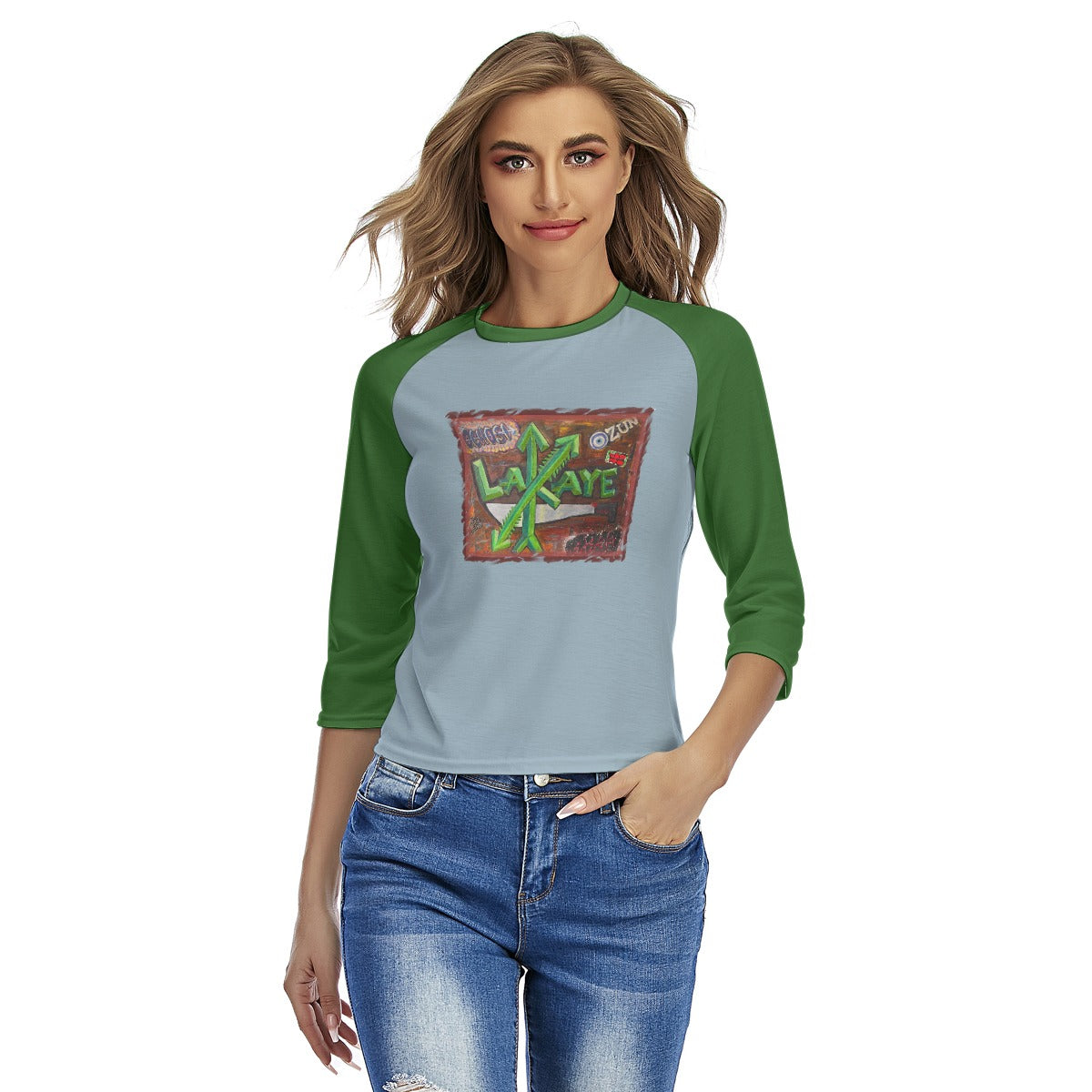 Warrior Crew (WC) Women's Raglan T-shirt