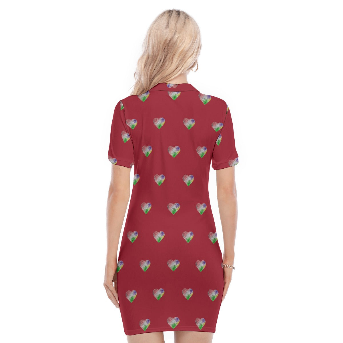 Esu Chaos Red Polo Dress