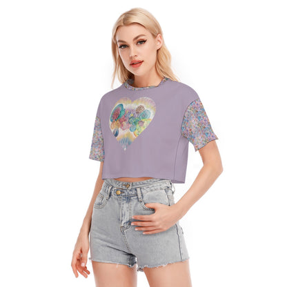 Egun Masquerade Cropped Cotton T-shirt