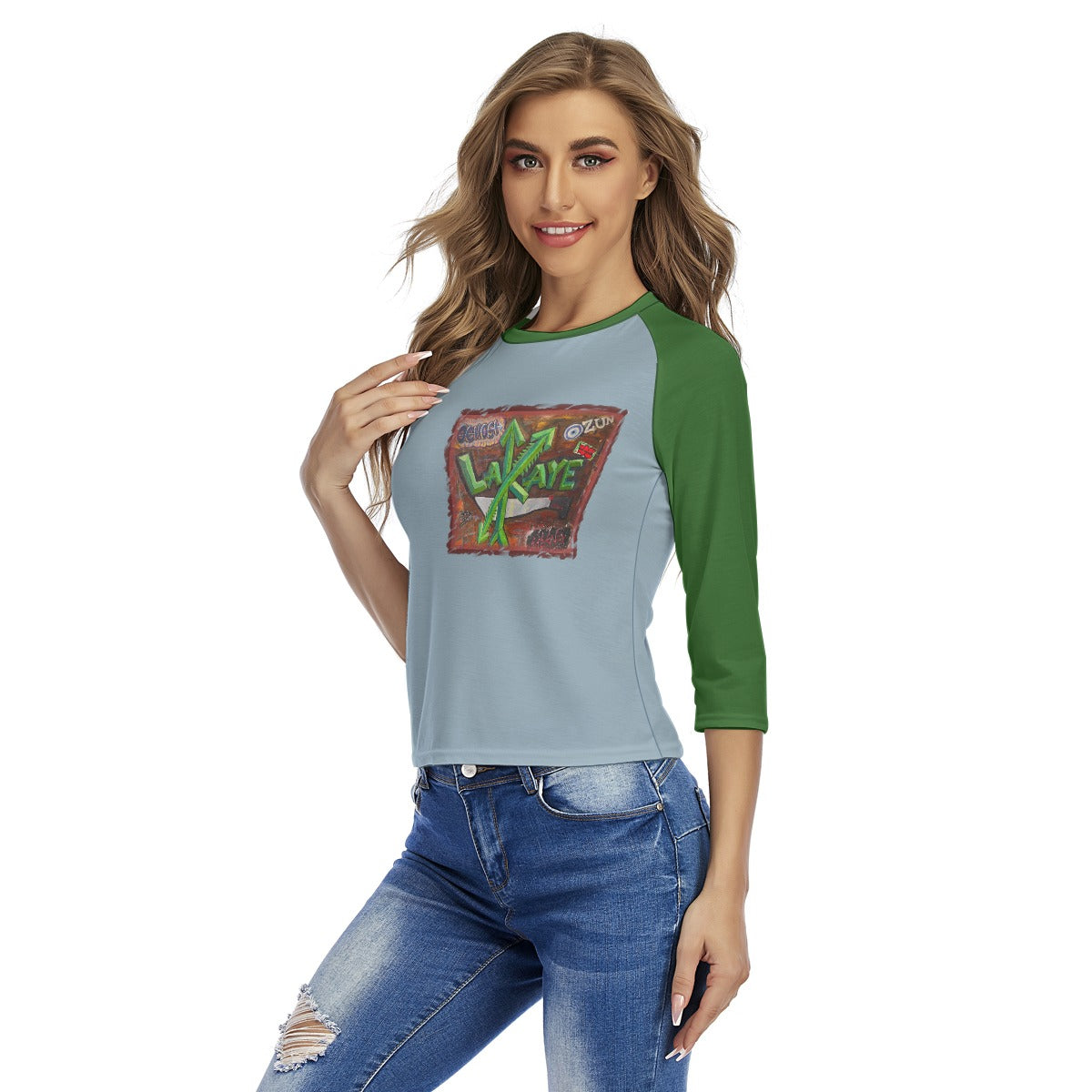 Warrior Crew (WC) Women's Raglan T-shirt