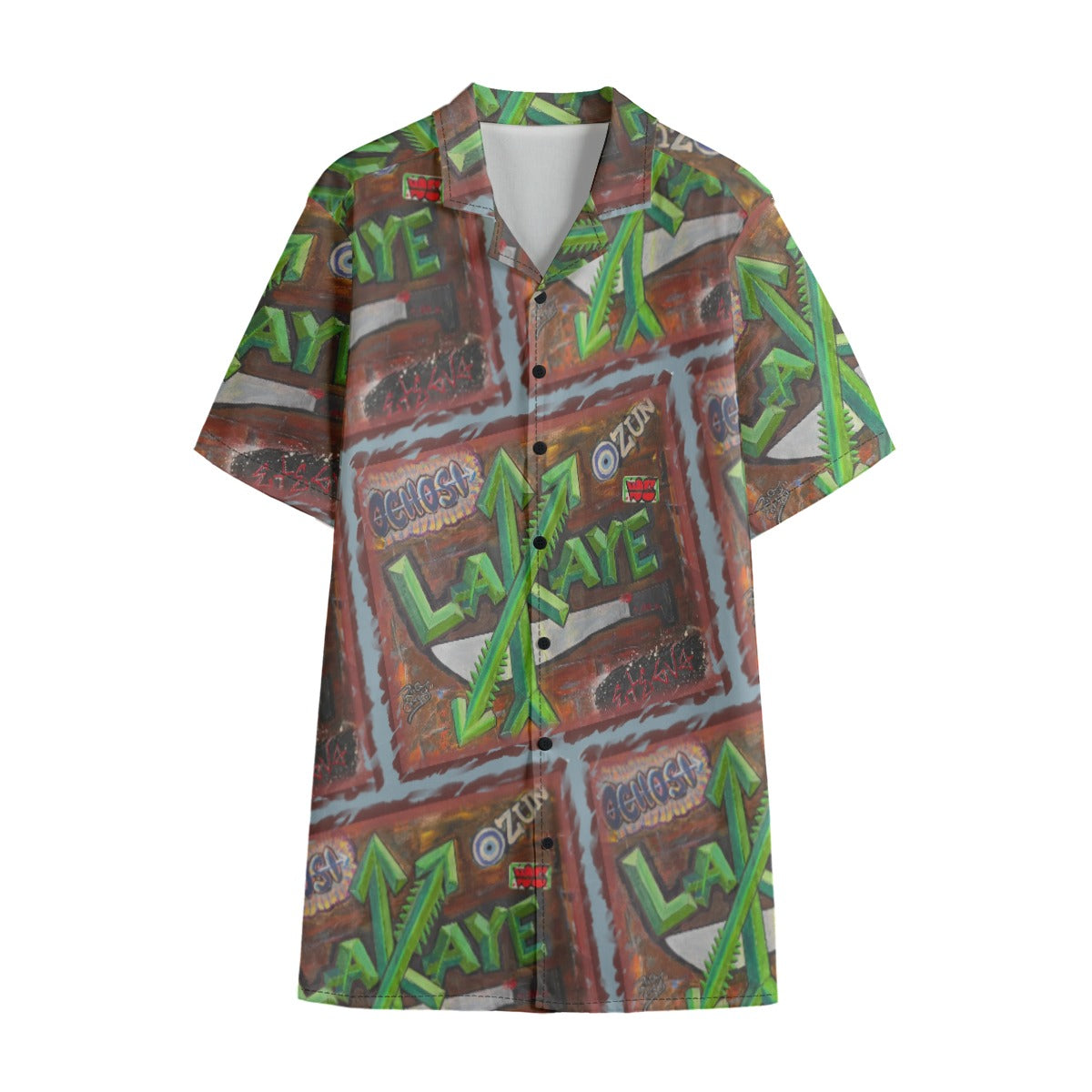 Warrior Crew (WC) Men's Cotton Poplin Hawaiian Shirt