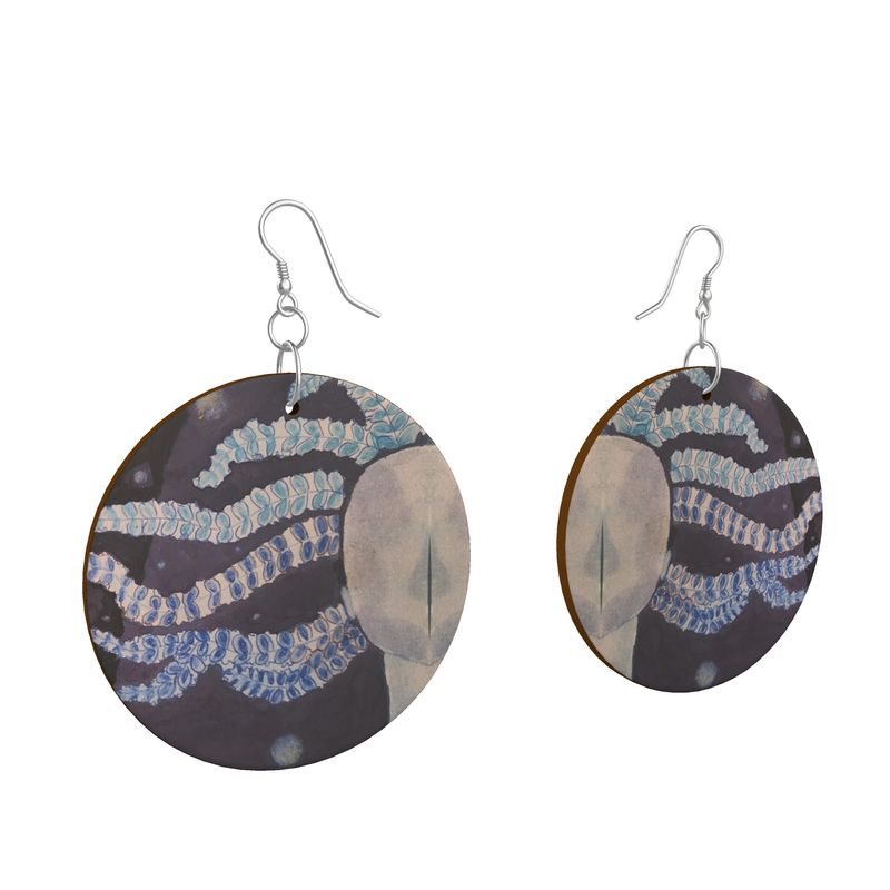 Olokun Wooden Earrings