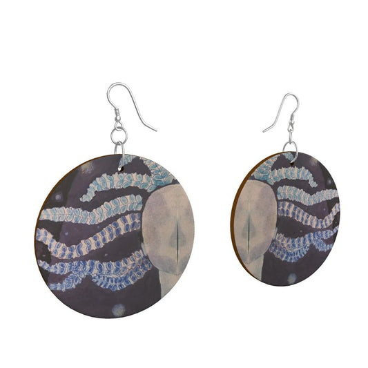 Olokun Wooden Earrings