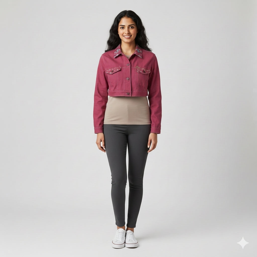 201 Birds, Too! Cropped Jacket