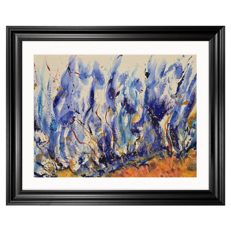 Water Can't Extinguish All Flames Framed Print