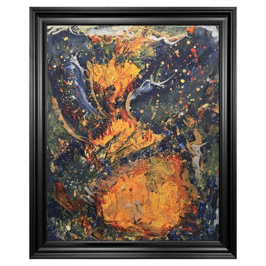 Mute By Molten Residue Framed Print