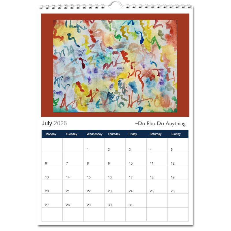 2026 A Year in Paintings Calendar