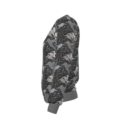 201 Birds Reversible Silk Bomber Jacket