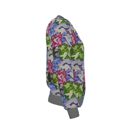 201 Birds Reversible Silk Bomber Jacket