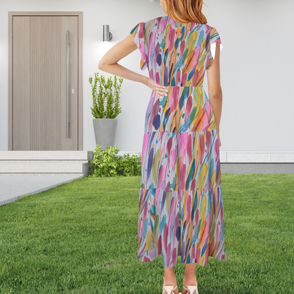 Iyalode, Tiered Maxi Dress