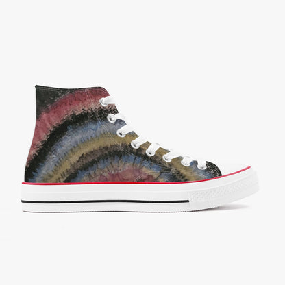 Ogun Speaks High-Top Canvas Shoes