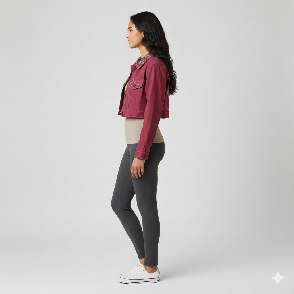 201 Birds, Too! Cropped Jacket