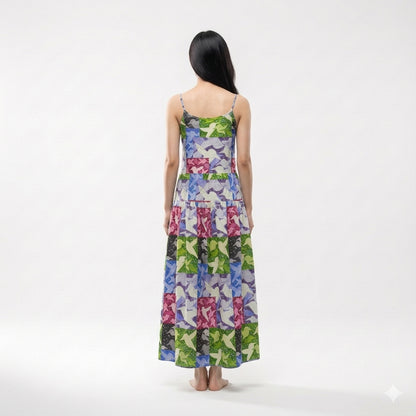 201 Birds Maxi Dress
