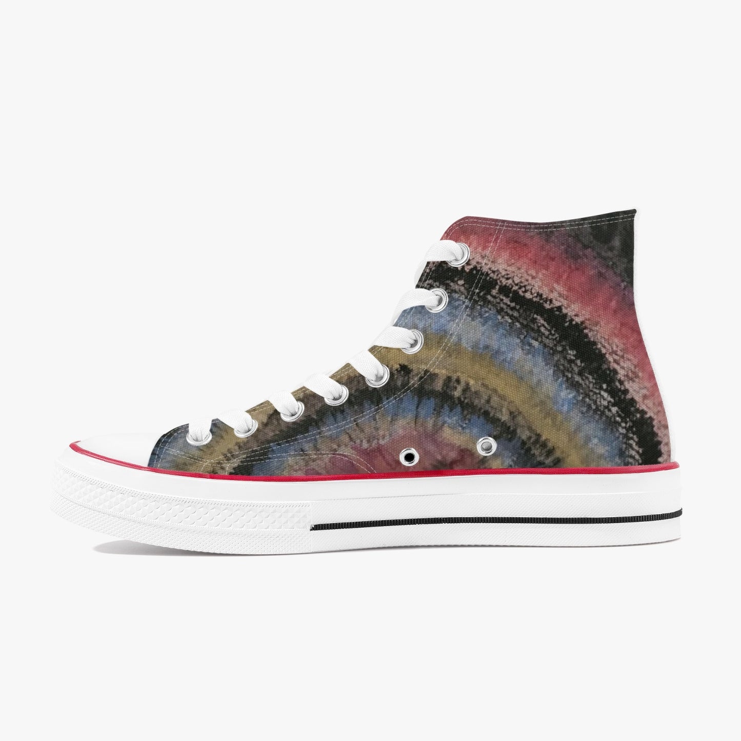 Ogun Speaks High-Top Canvas Shoes