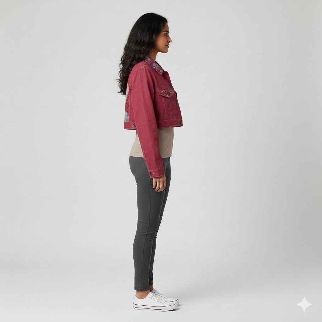 201 Birds, Too! Cropped Jacket