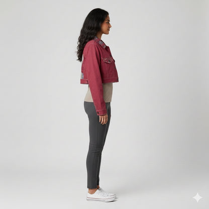 201 Birds, Too! Cropped Jacket