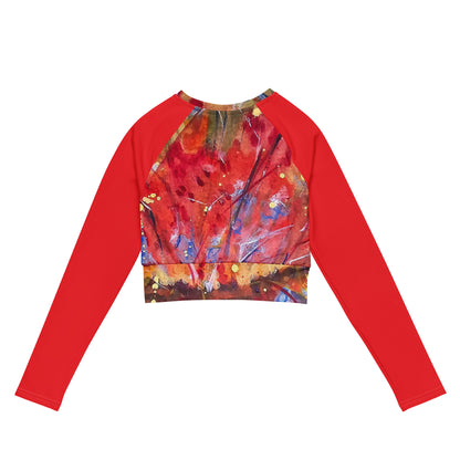 Aggayu Long-Sleeve Crop Top