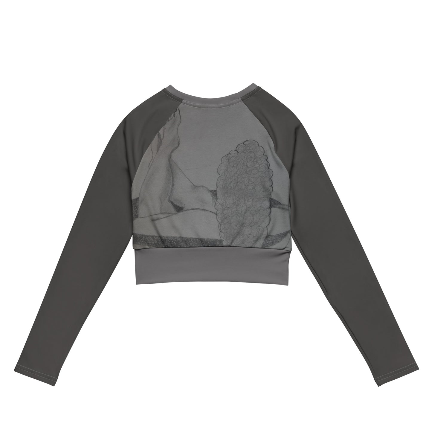 Lucky Meriye Long-Sleeve Crop Top