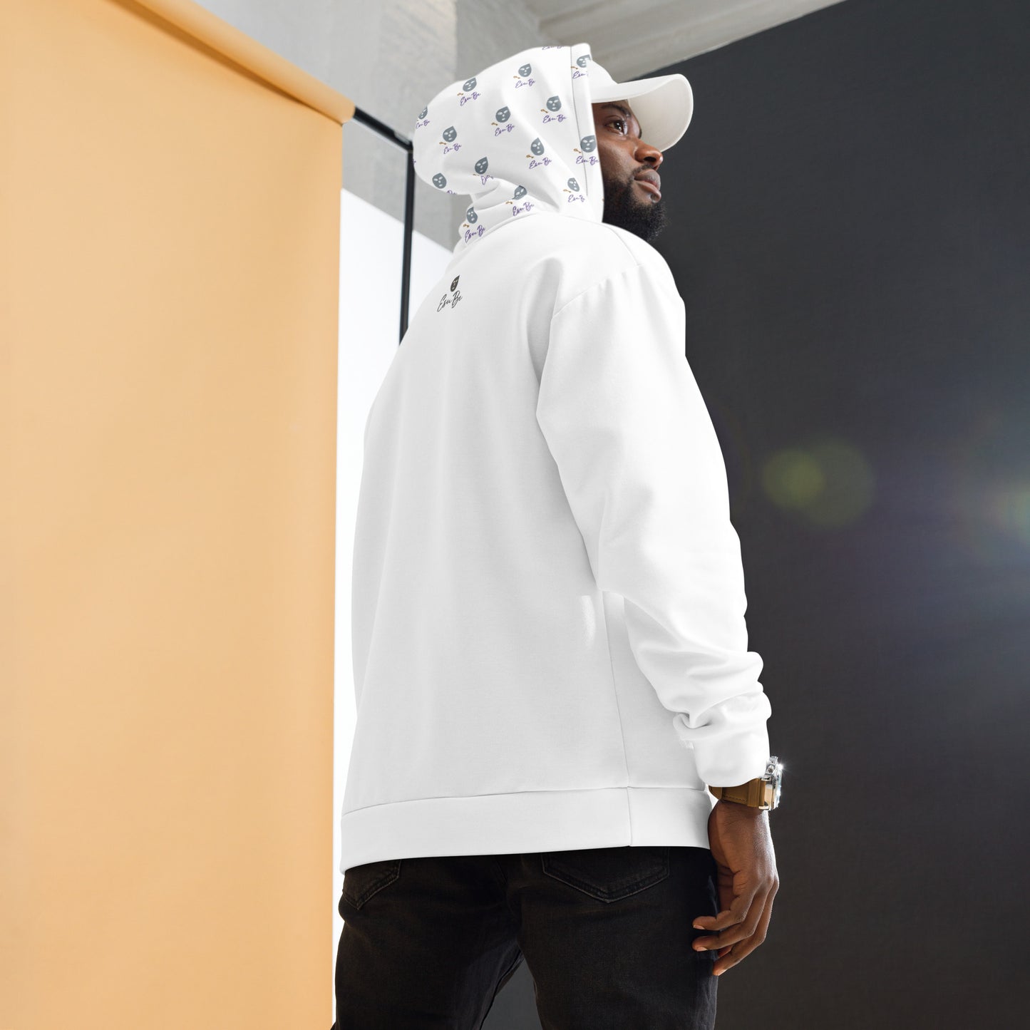 EsuBi White Unisex Hoodie