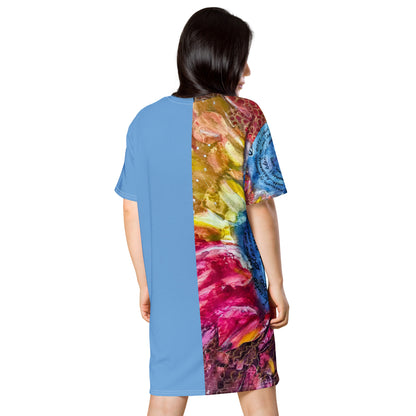 Oturupon (blue) T-shirt Dress