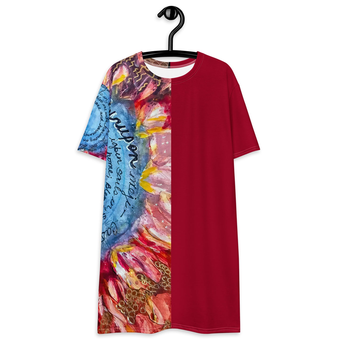 Oturupon (burgundy) T-shirt Dress