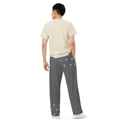 EsuBi Unisex Grey Wide-Leg Pants