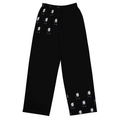 EsuBi Black Unisex Wide-Leg Pants