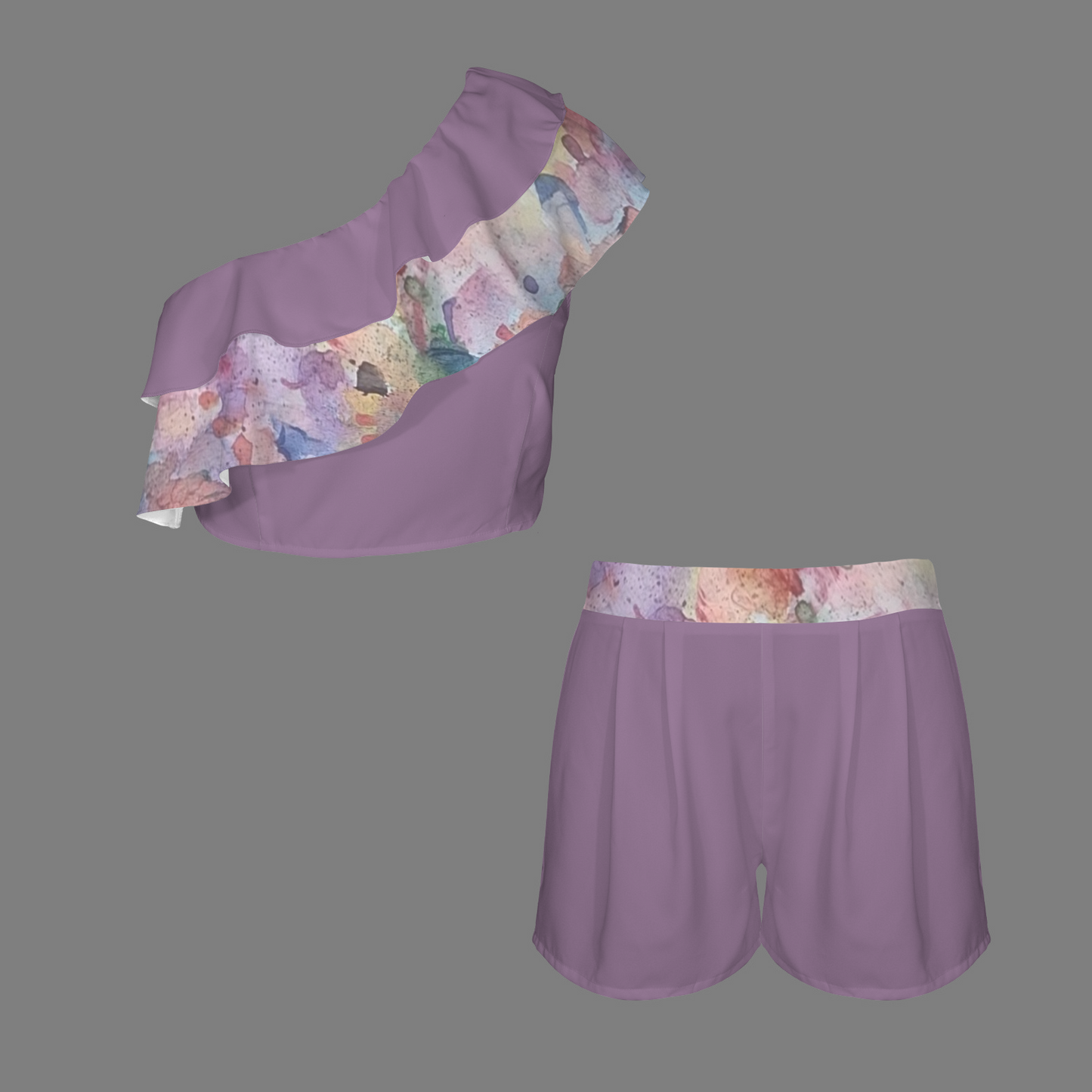 Masquerade Ruffle Top & Shorts