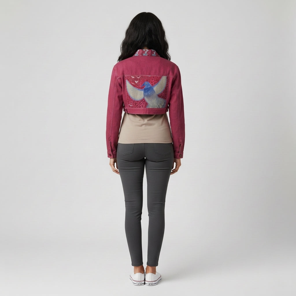 201 Birds, Too! Cropped Jacket