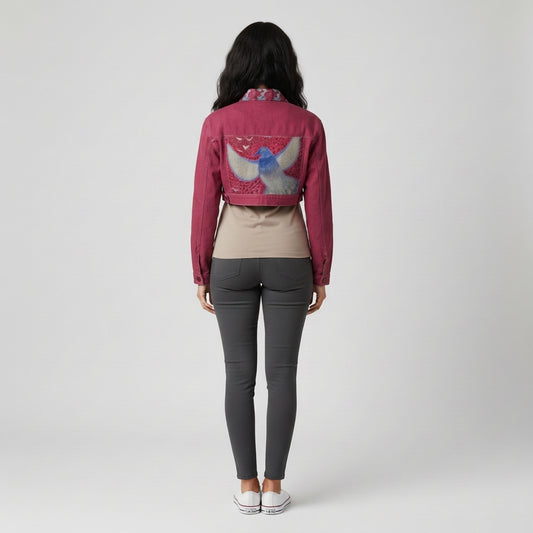 201 Birds, Too! Cropped Jacket